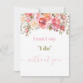 Invitation Seras-tu ma Demoiselle d'honneur (Dos)