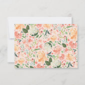 Invitation Seras-tu ma Demoiselle d'Honneur Fleurs de Printem (Dos)