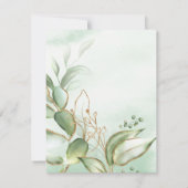 Invitation Seras-tu ma demoiselle d'honneur | Verdure Or (Dos)