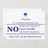 Invitation Seras-tu ma femme de ménage ? (Devant / Derrière)