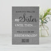 Invitation Seras-tu ma femme de ménage ? (Debout devant)