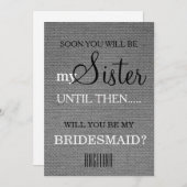 Invitation Seras-tu ma femme de ménage ? (Devant / Derrière)