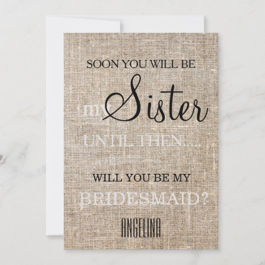 Invitation Seras-tu ma femme de ménage ? (Devant)