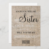 Invitation Seras-tu ma femme de ménage ? (Devant / Derrière)