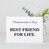 Invitation Seras-tu ma femme de ménage ?Kraft (Debout devant)