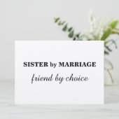 Invitation Seras-tu ma femme de ménage ?Kraft (Debout devant)