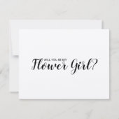 Invitation Seras-tu ma fille d'honneur ? Papier kraft rustiqu (Devant)