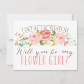 Invitation Seras-Tu Ma Fille Fleur ? | Bridesmaid (Devant)