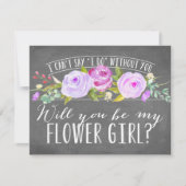 Invitation Seras-Tu Ma Fille Fleur ? | Bridesmaid (Devant)