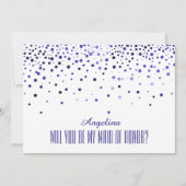 Invitation Seras-tu ma MAIN D'HONNEUR ? (Devant)