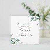 Invitation Seras-tu ma proposition Dama Quinceanera Photo (Debout devant)