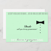 Invitation Seras-tu mon____? (Devant / Derrière)