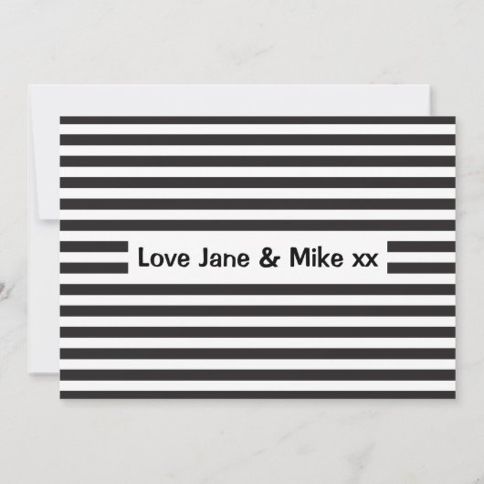 Invitation Seras-tu mon garçon d'honneur Moustache Rayures no (Dos)