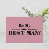 Invitation Seras-Tu Mon Meilleur Homme ? (Debout devant)