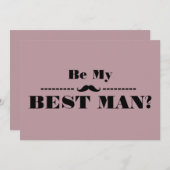 Invitation Seras-Tu Mon Meilleur Homme ? (Devant / Derrière)