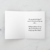 Invitation Seras-tu mon Meilleur Homme ? Demande Best Man. (Intérieur)