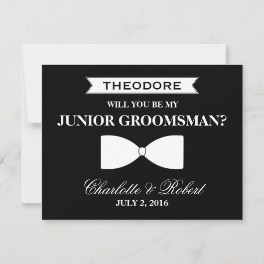 Invitation Seras-tu mon meilleur homme ? | Groomsman (Devant)