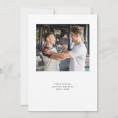 Invitation Seras-Tu Mon Témoin Chart Optique Photo (Dos)