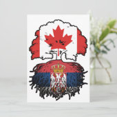 Invitation Serbia Serbian Canadian Canada (Debout devant)