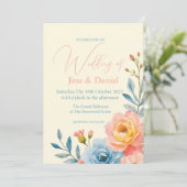 Invitation Sérénade dans le jardin (Debout devant)