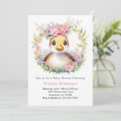 Invitation Serenade de canards : Un Baby shower pour les fill (Debout devant)