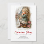 Invitation sérène pour une fête de Noël, scène de (Devant)