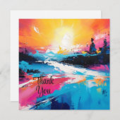 Invitation Sérénité radiante : Réflexions Abstraites sur le c (Devant / Derrière)