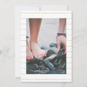 Invitation Sérénité Verdure Géométrique Célébration de la vie (Dos)