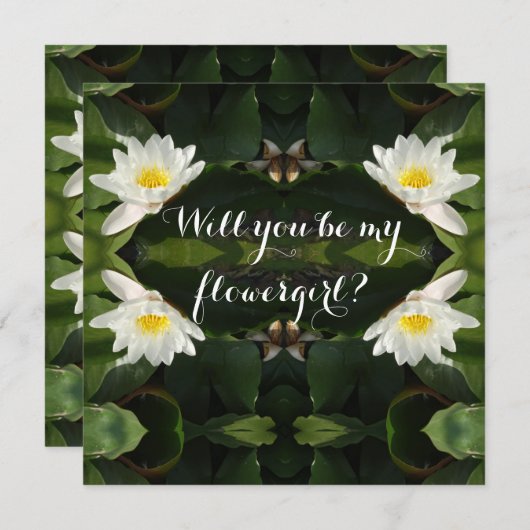 Invitation Serez-vous fleuriste (Devant / Derrière)