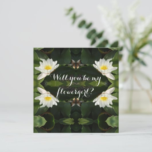 Invitation Serez-vous fleuriste (Debout devant)