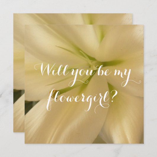 Invitation Serez-vous fleuriste (Devant / Derrière)