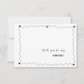 Invitation Serez-Vous Flower Girl Proposition Card (Devant)