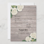 Invitation Serez-Vous Ma Chaîne De Fleurs Bridesmaid Bois cla (Dos)