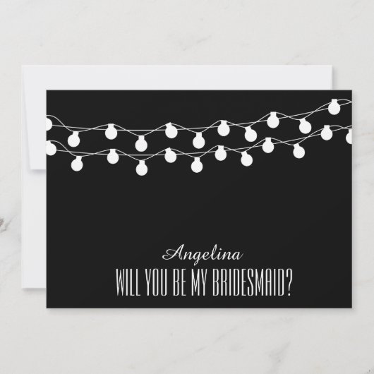 Invitation Serez-vous ma demoiselle d'honneur ? (Devant)