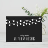 Invitation Serez-vous ma demoiselle d'honneur ? (Debout devant)