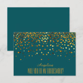 Invitation Serez-vous ma demoiselle d'honneur ? (Devant / Derrière)