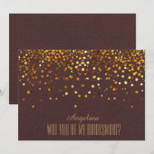 Invitation Serez-vous ma demoiselle d'honneur ? (Devant / Derrière)