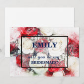 Invitation Serez-vous ma demoiselle d'honneur ? (Devant / Derrière)
