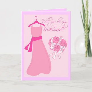 Invitation Serez-vous ma demoiselle d'honneur ?