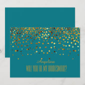 Invitation Serez-vous ma demoiselle d'honneur ? (Devant / Derrière)