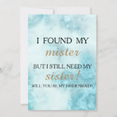 Invitation Serez-vous ma demoiselle d'honneur ? (Devant)