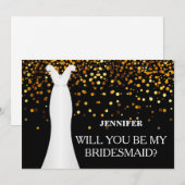 Invitation Serez-vous ma demoiselle d'honneur ? (Devant / Derrière)