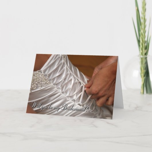 Invitation Serez-vous ma demoiselle d'honneur ? (Devant)