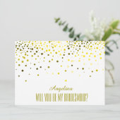 Invitation Serez-vous ma demoiselle d'honneur ? (Debout devant)