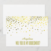 Invitation Serez-vous ma demoiselle d'honneur ? (Devant / Derrière)