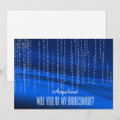 Invitation Serez-vous ma demoiselle d'honneur ? (Devant / Derrière)