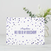 Invitation Serez-vous ma demoiselle d'honneur ? (Debout devant)