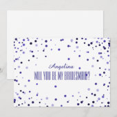 Invitation Serez-vous ma demoiselle d'honneur ? (Devant / Derrière)