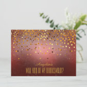 Invitation Serez-vous ma demoiselle d'honneur ? (Debout devant)