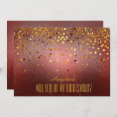 Invitation Serez-vous ma demoiselle d'honneur ? (Devant / Derrière)